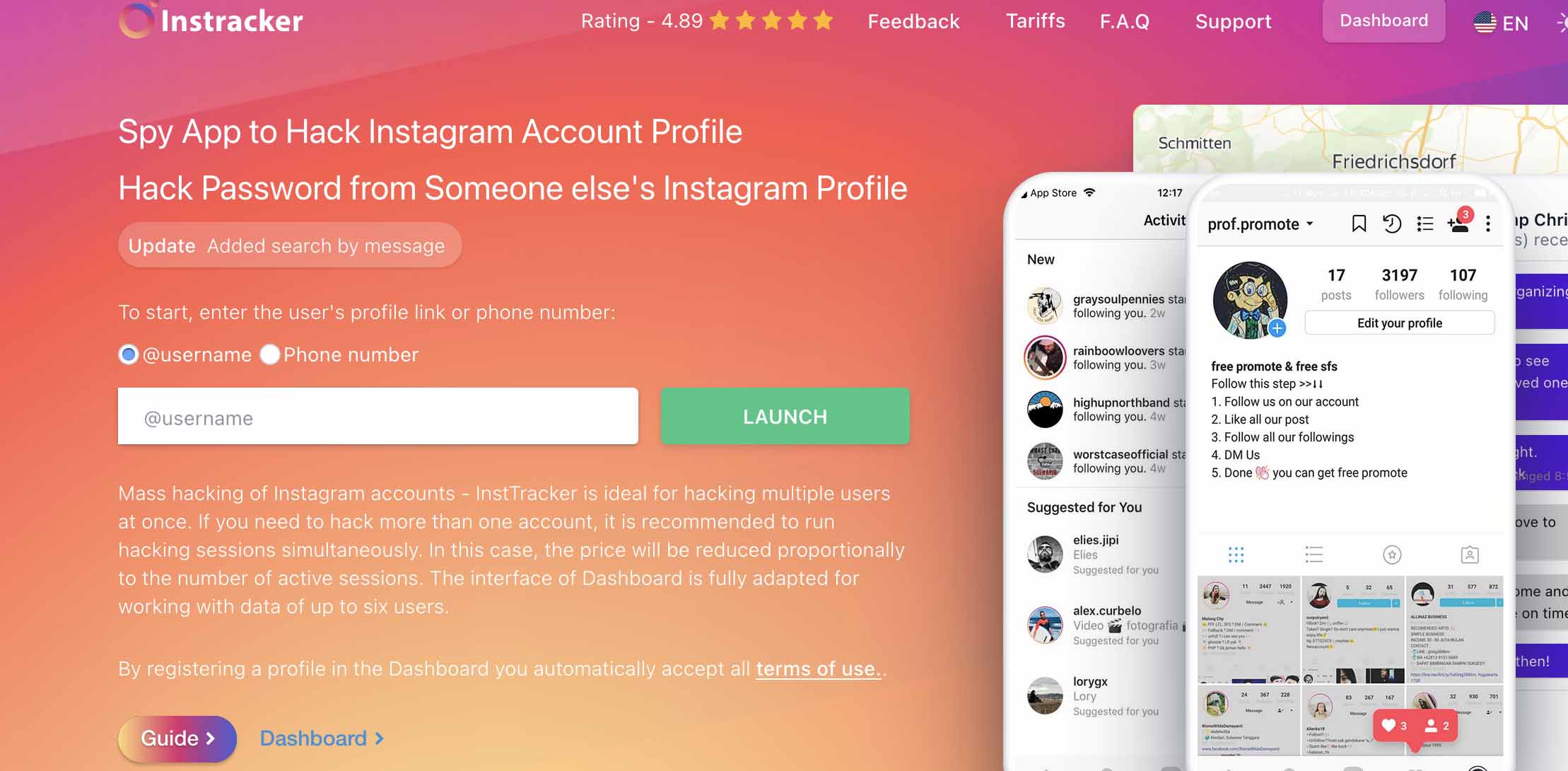 InsTracker vi aiuta a scoprire a chi piace una persona su Instagram